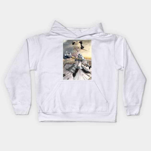 Saber Lily Kids Hoodie by gagimas